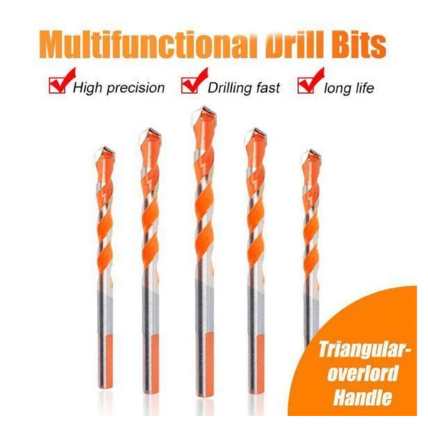 Multifunctional Drill Bits 5 Pc, Ceramic Glass