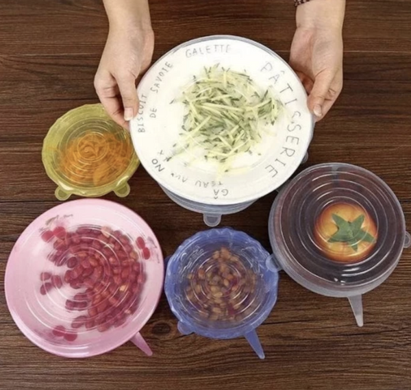 Reusable Stretch & Seal Lids (6 pcs)