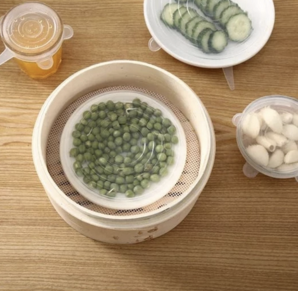 Reusable Stretch & Seal Lids (6 pcs)