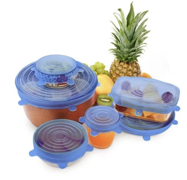 Reusable Stretch & Seal Lids (6 pcs)