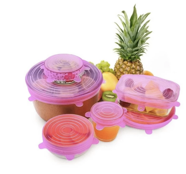 Reusable Stretch & Seal Lids (6 pcs)