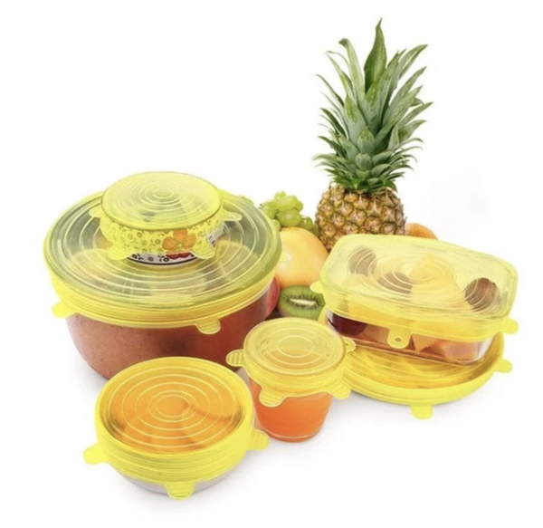 Reusable Stretch & Seal Lids (6 pcs)