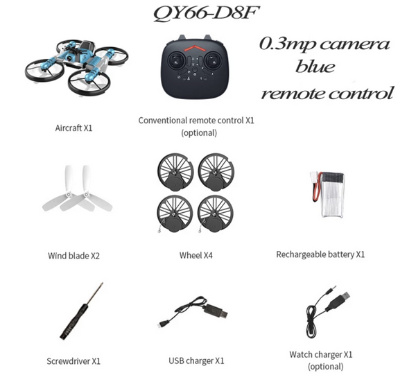 Folding Remote Control Motorcycle Aircraft