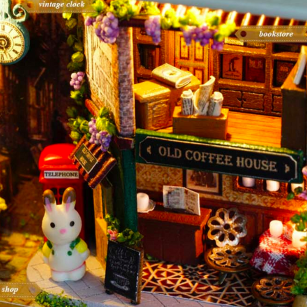 WOODEN BOX THEATER DOLLHOUSE