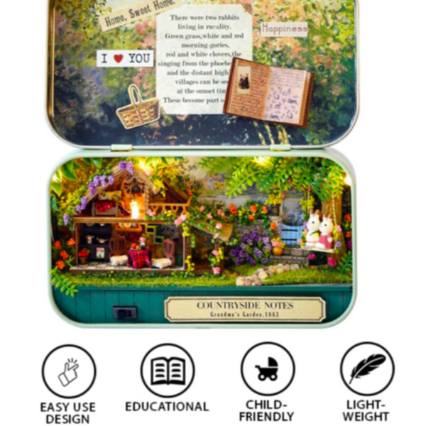 WOODEN BOX THEATER DOLLHOUSE