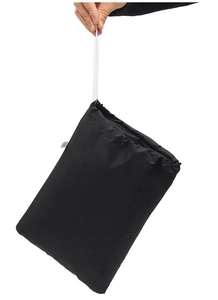 Waterproof Motorcycle Cover Outdoor with Anti-Theft Lock Hole - Black