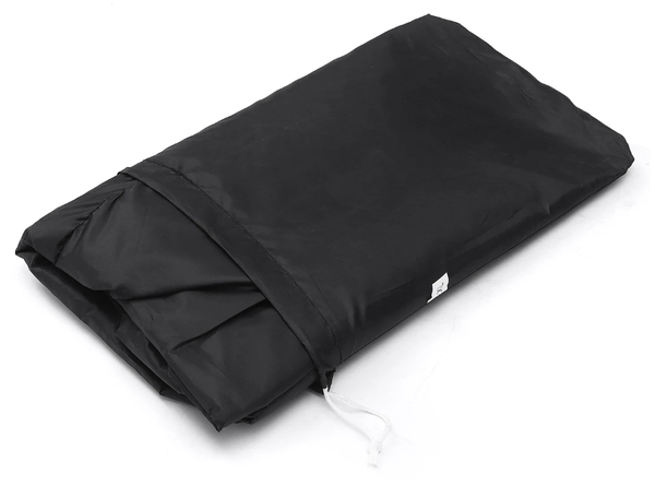 Waterproof Motorcycle Cover Outdoor with Anti-Theft Lock Hole - Black