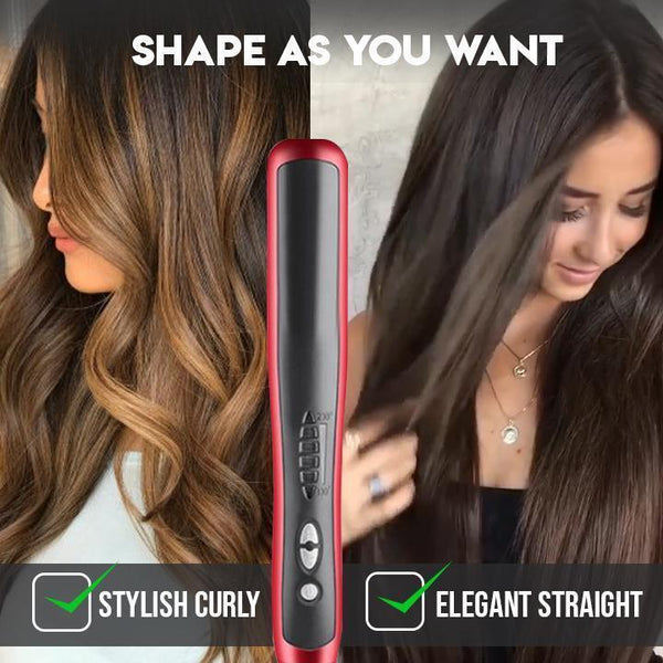 DUAL-PURPOSE HAIR STRAIGHTENER COMB