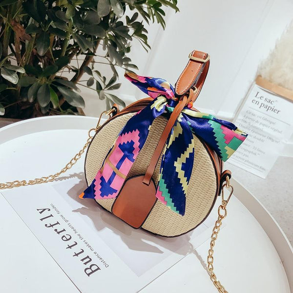 Straw Beach Messenger Bag