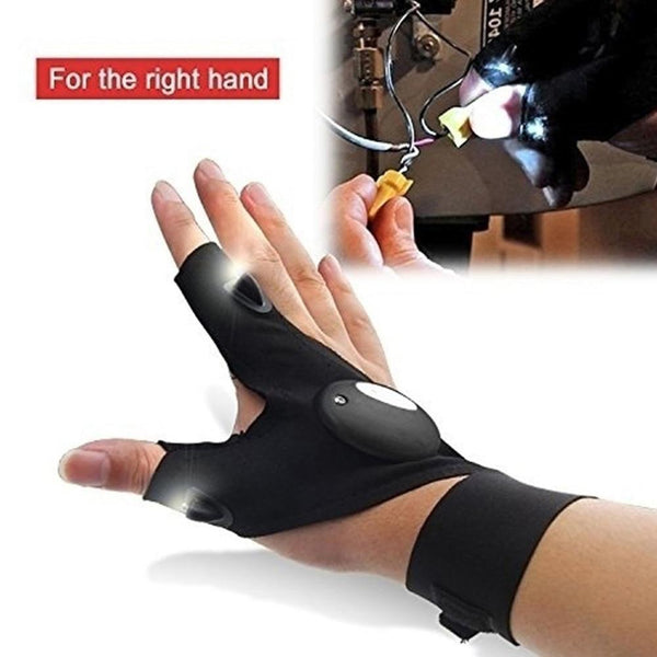 Waterproof LED Flashlight Torch Glove