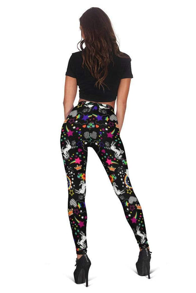 Unicorn and Rainbow Full-print Leggings
