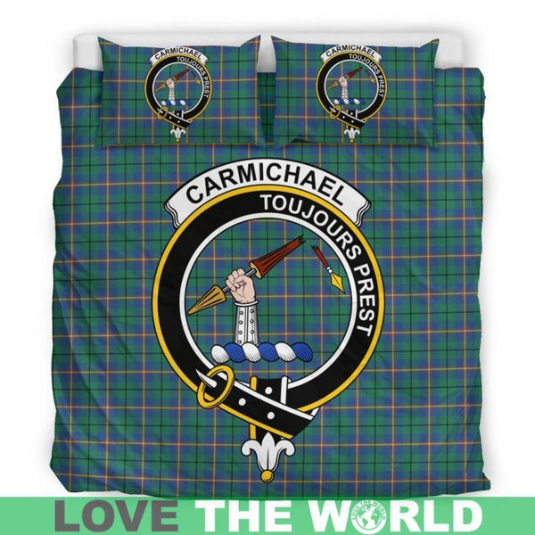 Carmichael Ancient Clan Badge Tartan Bedding Set K5