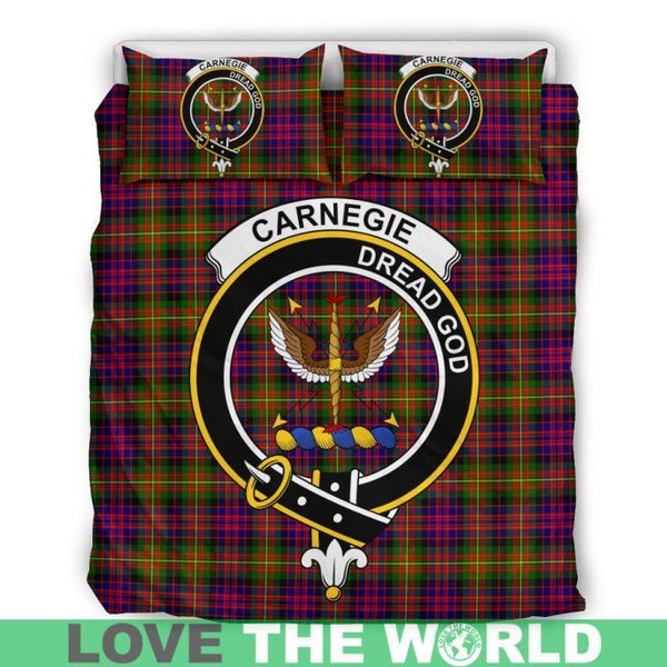 Carnegie Modern Clan Badge Tartan Bedding Set K5
