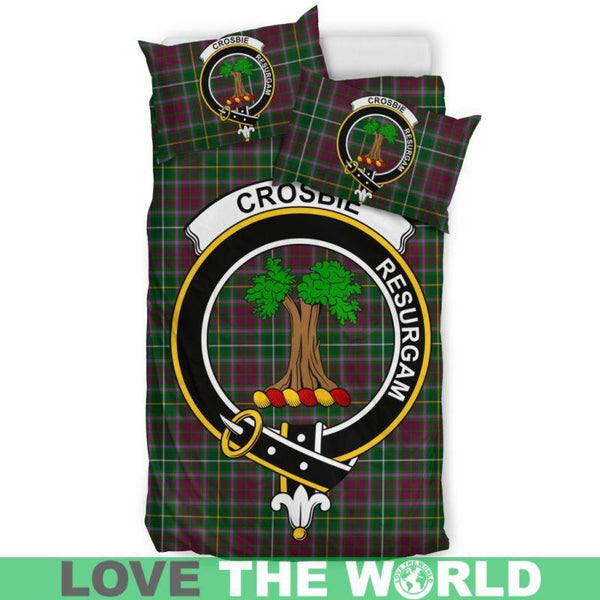 Crosbie Clan Badge Tartan Bedding Set K5