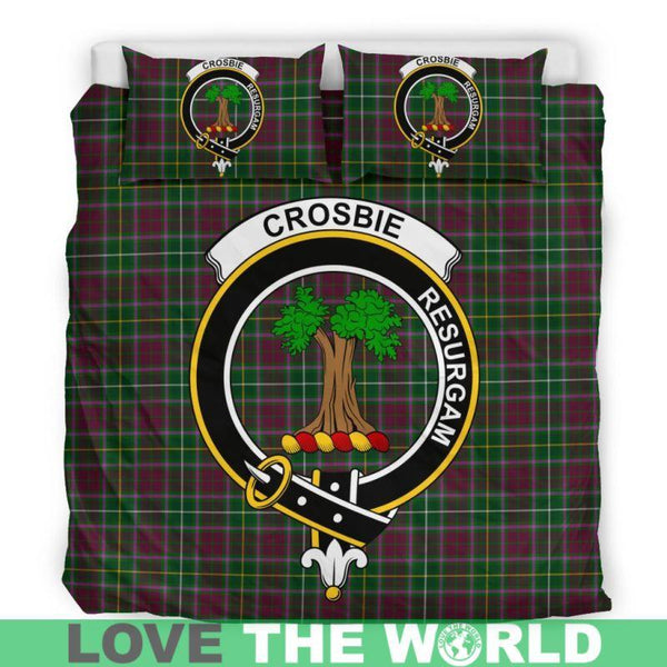 Crosbie Clan Badge Tartan Bedding Set K5