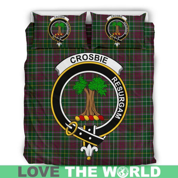 Crosbie Clan Badge Tartan Bedding Set K5