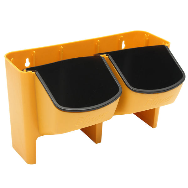 2-Pocket Vertical Wall Planter Self Watering Hanging Flower Pot Garden Decoration