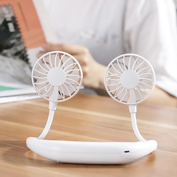 Rechargeable Neckband Fan - Keep Cool Wherever You Are!