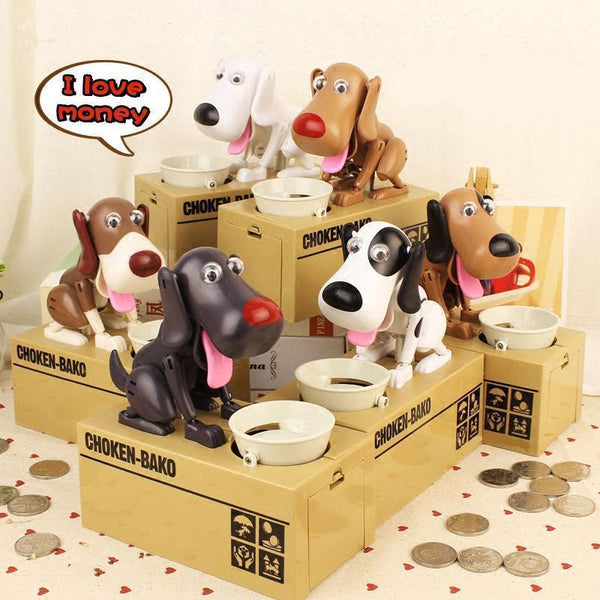 Dog Coin Bank >>Dog Piggy Bank Also Children's Accompany Toy