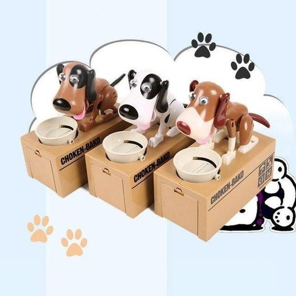 Dog Coin Bank >>Dog Piggy Bank Also Children's Accompany Toy