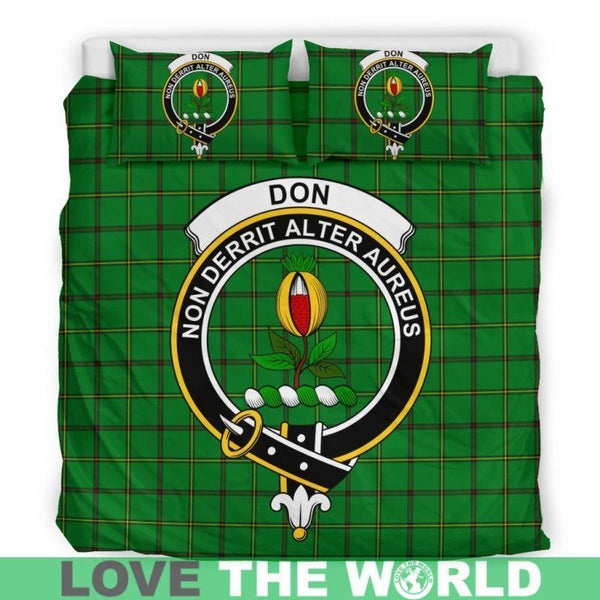 Don Clan Badge Tartan Bedding Set K7