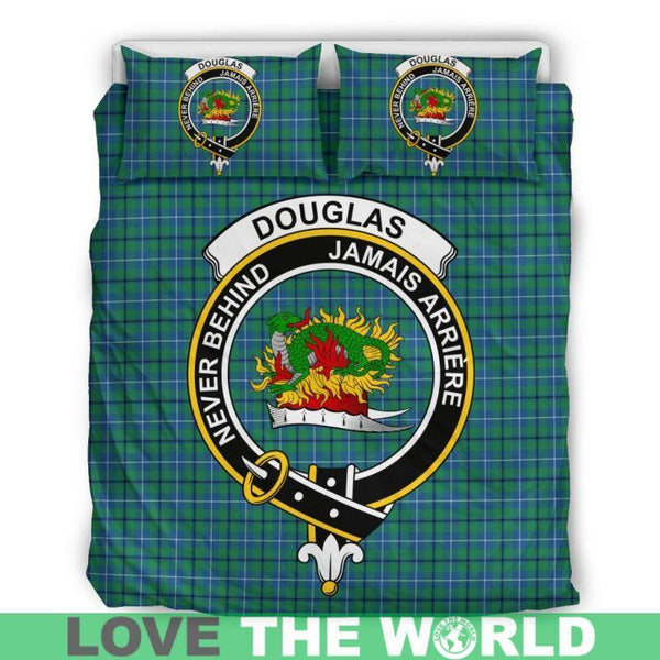 Douglas Ancient Clan Badge Tartan Bedding Set K7