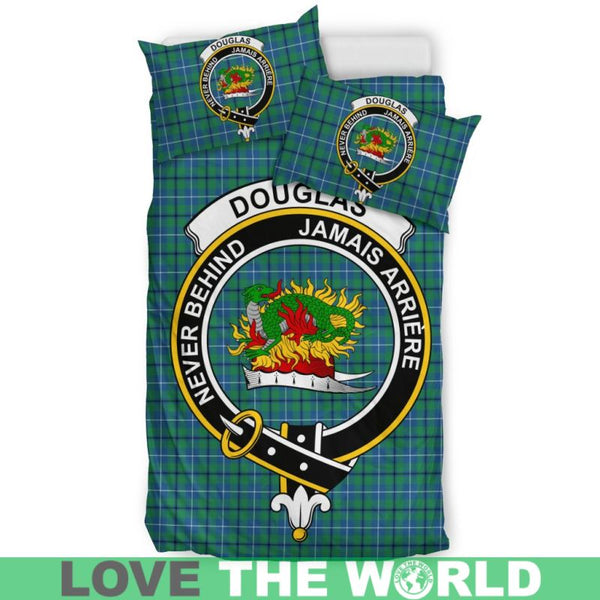 Douglas Ancient Clan Badge Tartan Bedding Set K7