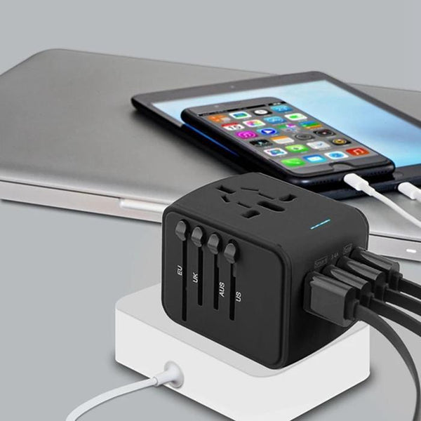 All-in-one 4 USB Universal Power Travel Adapter (BUY 1 GET 2ND 10% OFF)