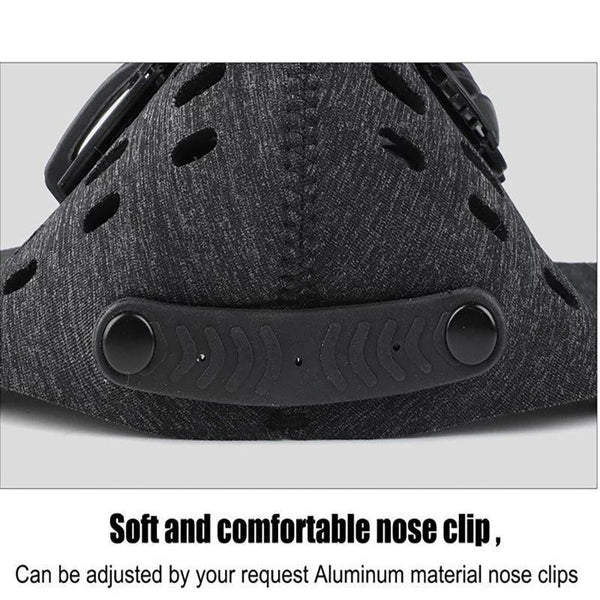 Non-medical Running/Cycling Activated Carbon Filter Washable Protection Mask