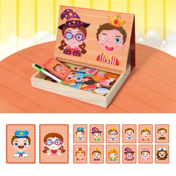 Dress Up & Learn - 3D Magnetic Puzzle Set