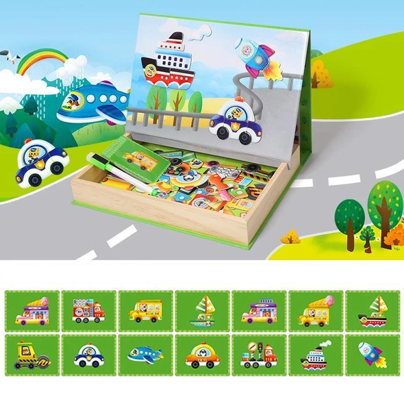 Dress Up & Learn - 3D Magnetic Puzzle Set