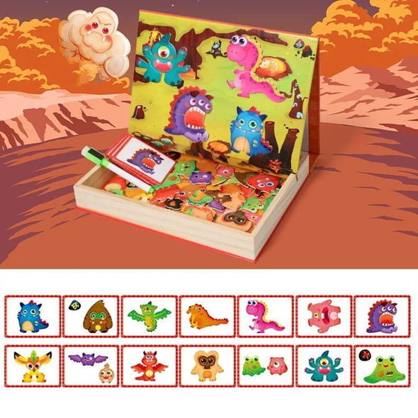 Dress Up & Learn - 3D Magnetic Puzzle Set