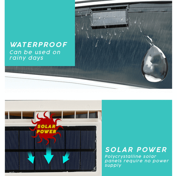 Cool Solar Car Exhaust Heat Exhaust Fan