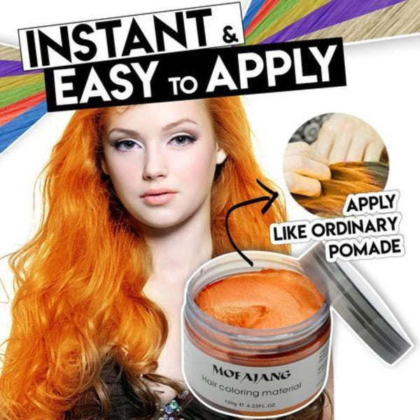 TEMPORARY HAIR COLOR DYE WAX