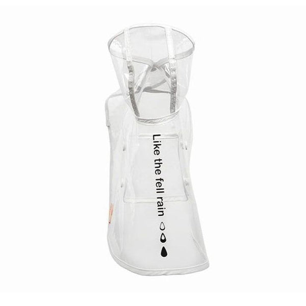 TRANSPARENT DOG RAINCOAT JACKET
