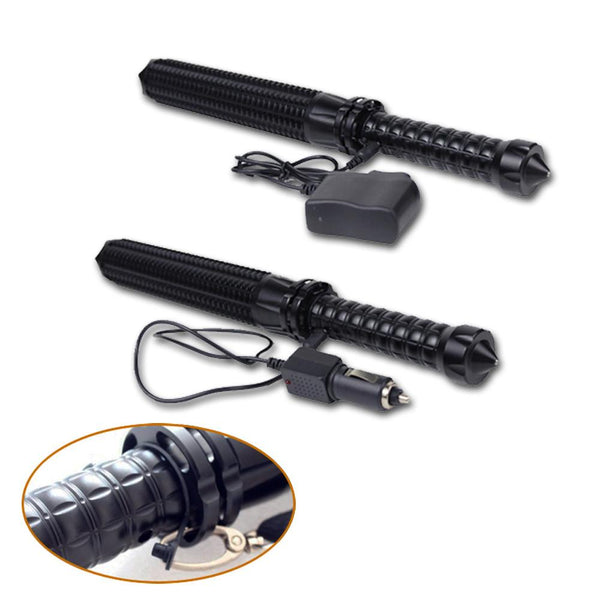 Tactical LED Defense Baton Flashlight