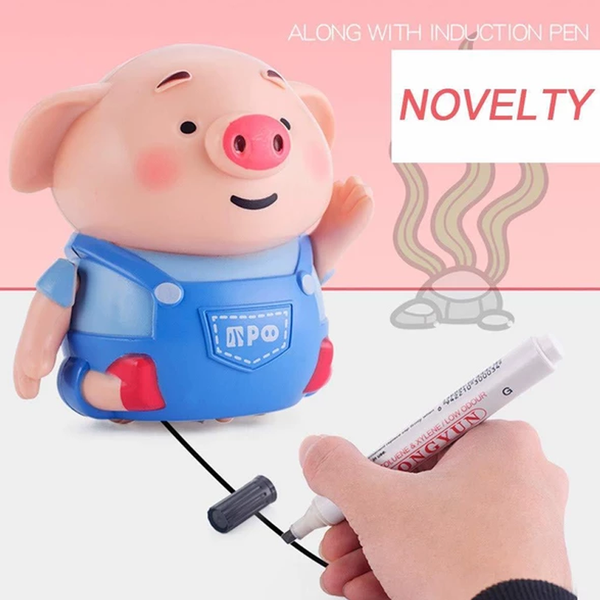 Educational Creative Pen Inductive Toy Pig