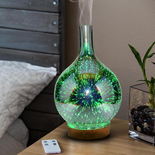 3D Fireworks Humidifier & Oil Diffuser
