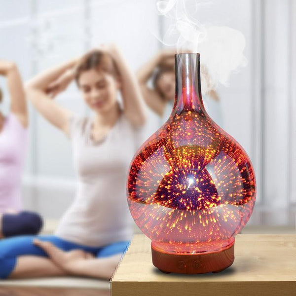 3D Fireworks Humidifier & Oil Diffuser