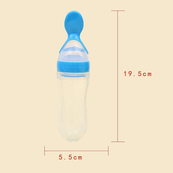 Baby Bottle Feeder with Dispensing Spoon