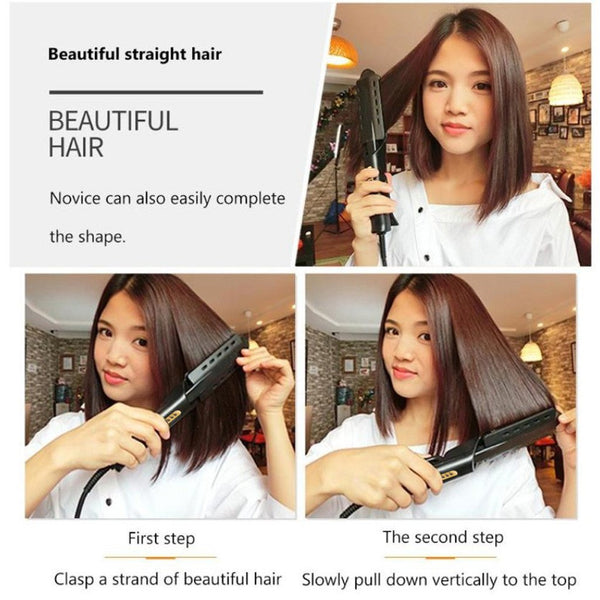 Ceramic Tourmaline Ionic Flat Iron Hair Straightener