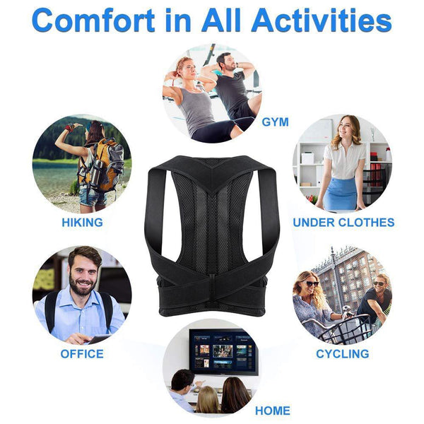 Deluxe Full Back Posture Corrector Brace