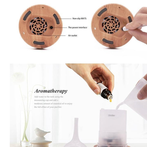 3D Fireworks Humidifier & Oil Diffuser