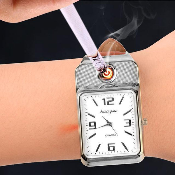 RECHARGEABLE MODERN LIGHTER WATCH