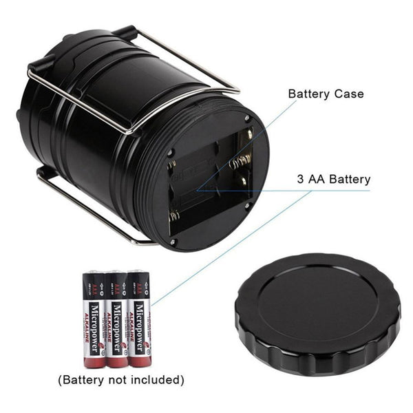 Military Grade Collapsible LED Tactical Tac Light Lantern - Get 2 for Only $19.95