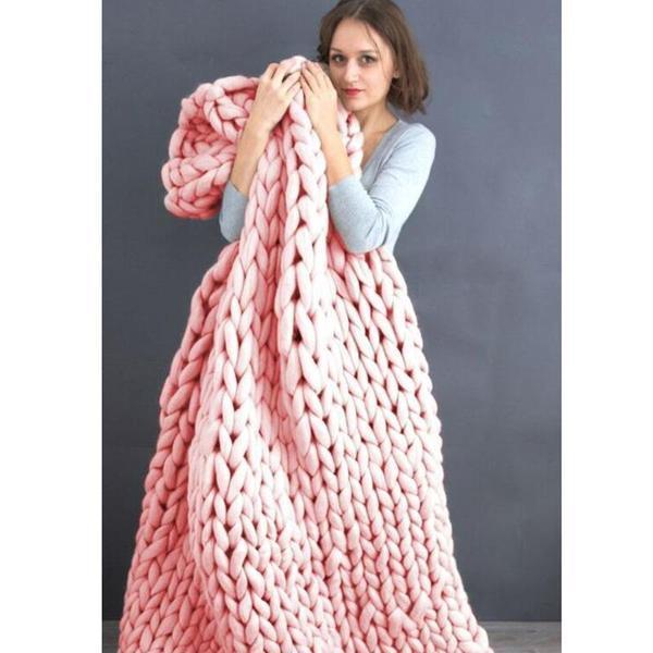 Chunky Knit Blanket