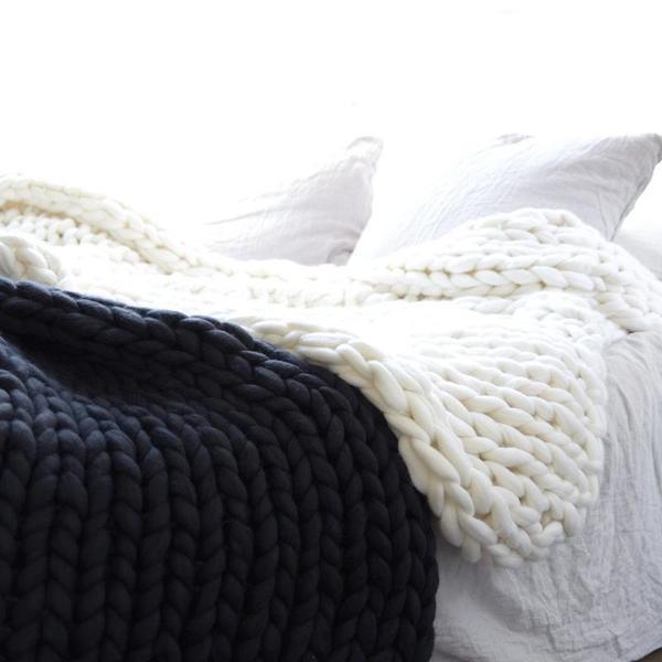 Chunky Knit Blanket