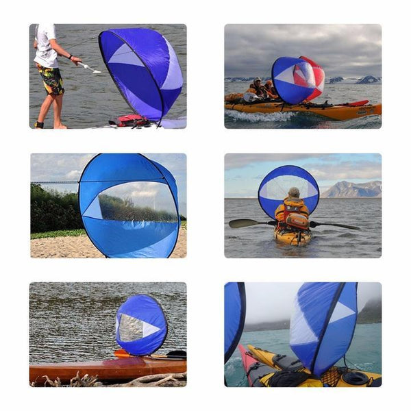Foldable Kayak Boat Wind Sail