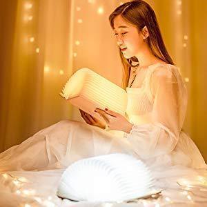 Creative Book Shaped Wooden Lamp