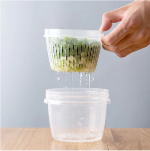 Round Drain Sealed Storage Box